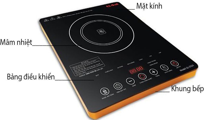 Bếp điện quang Gali GL-2020 - Hàng chính hãng