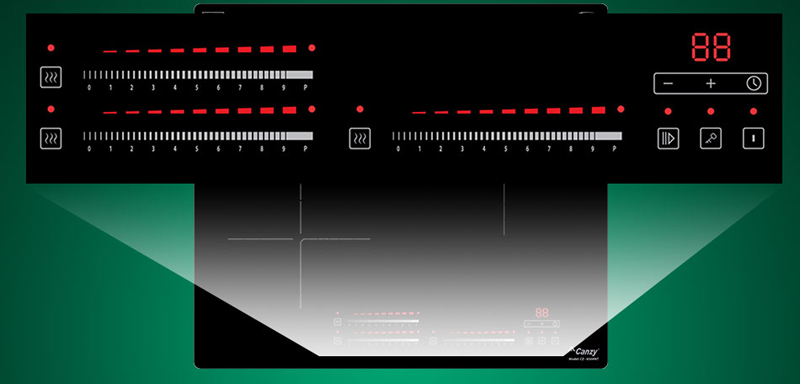 Bếp điện từ 3 vùng nấu Canzy CZ-656HNT  - Hàng chính hãng