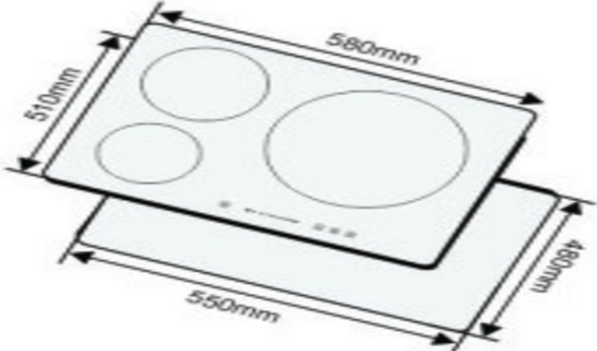 Bếp điện từ 3 bếp Capri CR-838KT - Hàng chính hãng