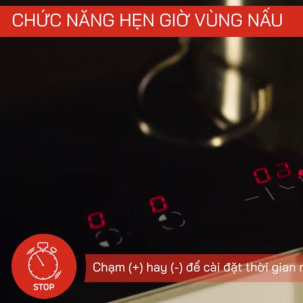 Bếp điện từ 3 vùng nấu Fagor 3IF-73A2S - Hàng chính hãng