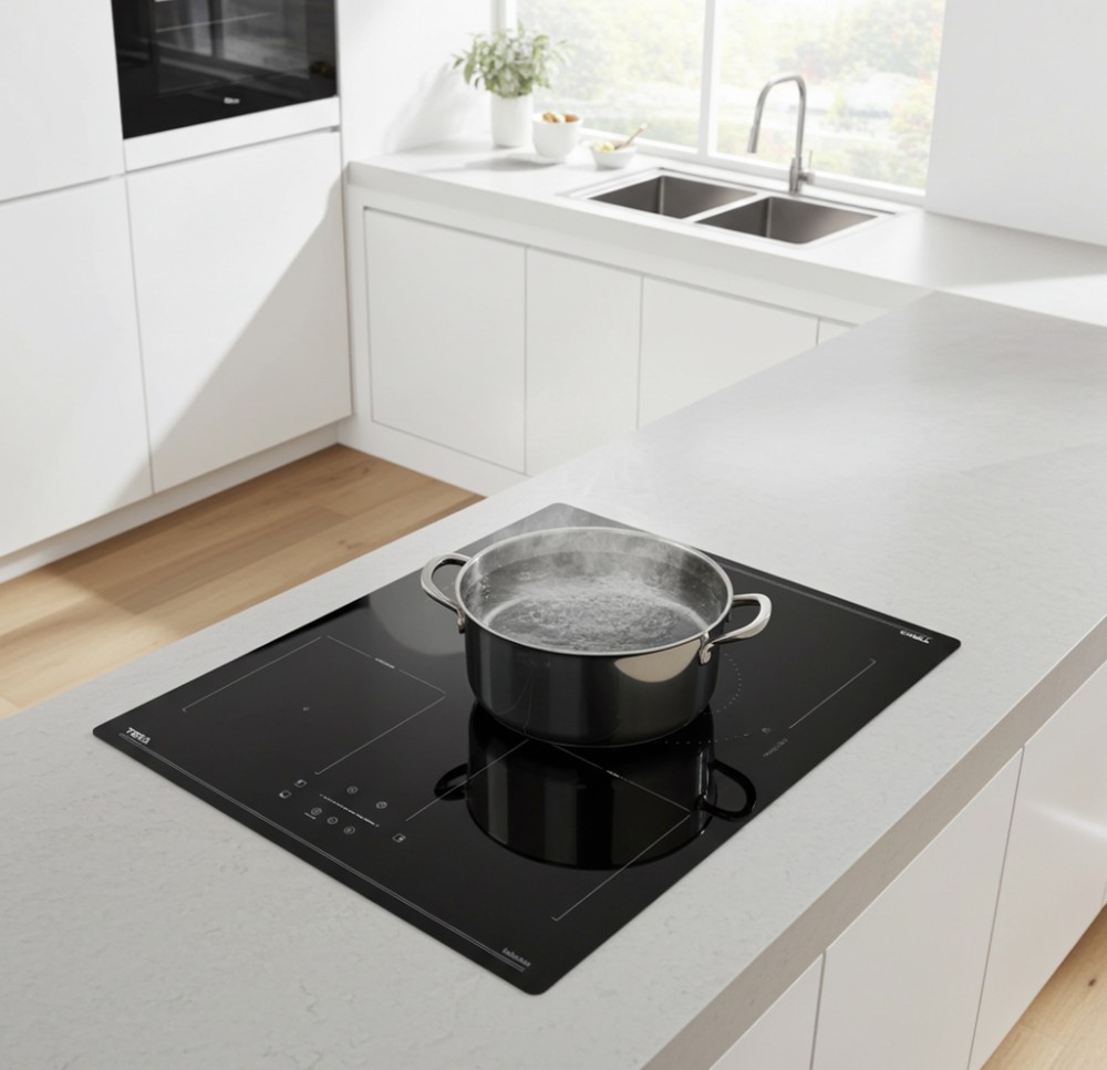 Bếp điện từ 3 vùng nấu Teka IBF 63210 SSM BK - Hàng chính hãng