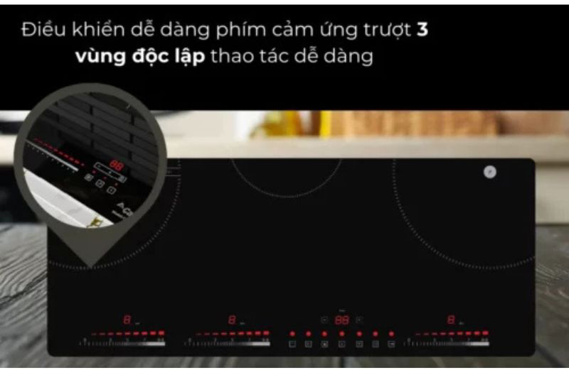 Bếp điện từ 3 vùng nấu Canzy CZ856HN  - Hàng chính hãng