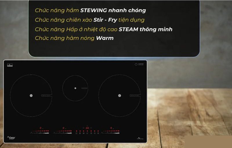 Bếp điện từ 3 vùng nấu Canzy CZ856HN  - Hàng chính hãng
