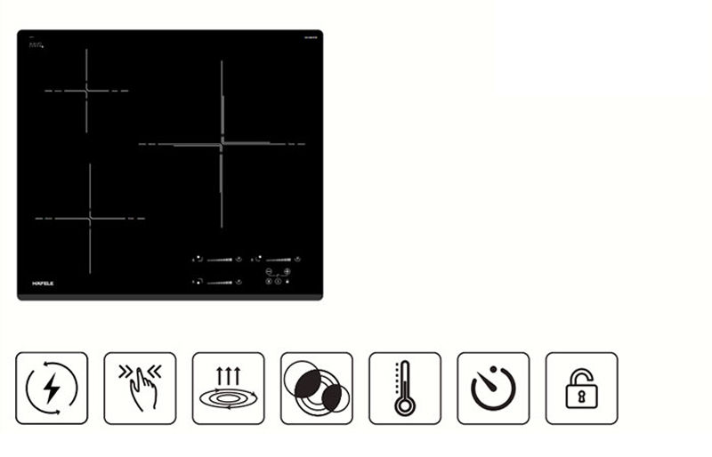Bếp có nhiều tính năng thông minh đi kèm
