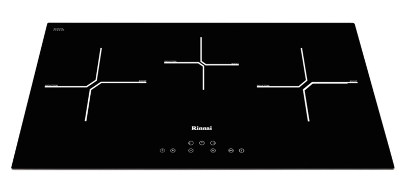 Bếp điện từ 3 vùng nấu Rinnai RB-7013H-CB - Hàng chính hãng