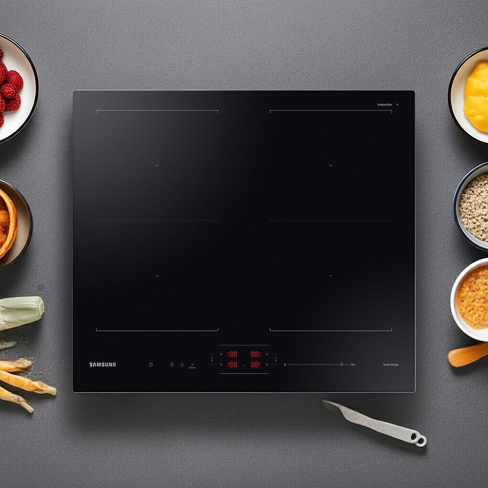 Bếp điện từ 4 vùng nấu Samsung NZ64B5066FK/SV - Hàng chính hãng