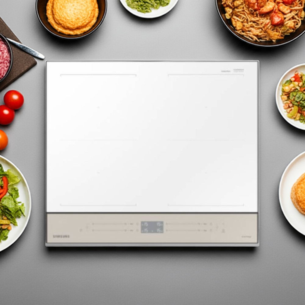 Bếp điện từ 4 vùng nấu Samsung Bespoke NZ64B5067YY/SV - Hàng chính hãng