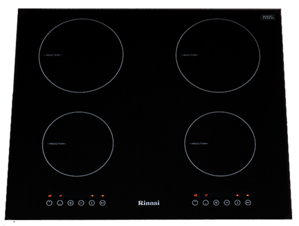Bếp điện từ 4 vùng nấu Rinnai RB-6004H-CB - Hàng chính hãng