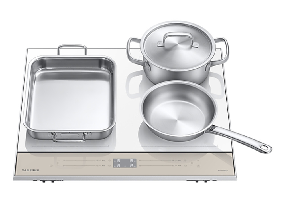 Bếp điện từ 4 vùng nấu Samsung Bespoke NZ64B5067YY/SV - Hàng chính hãng