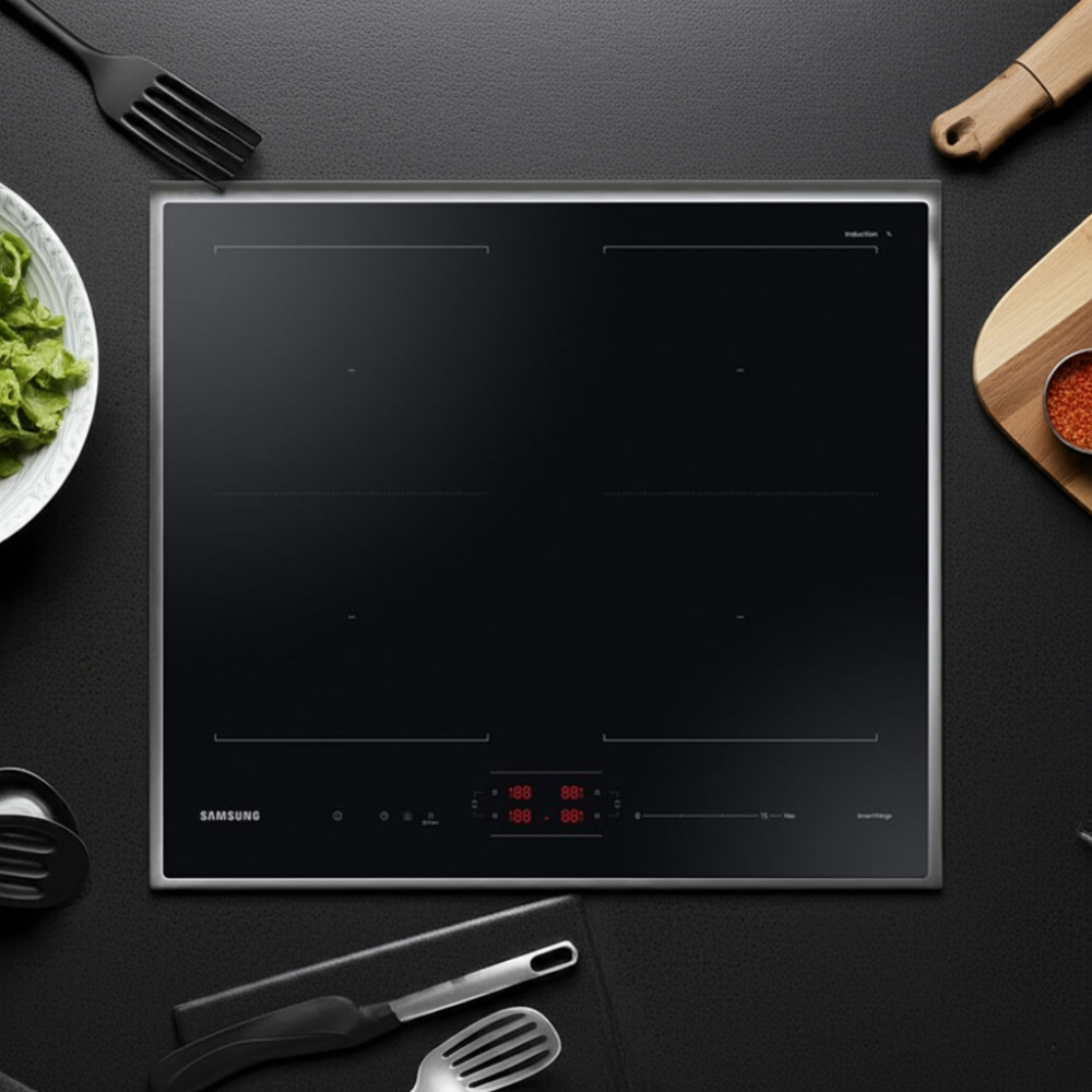 Bếp điện từ 4 vùng nấu Samsung NZ64B5066FK/SV - Hàng chính hãng