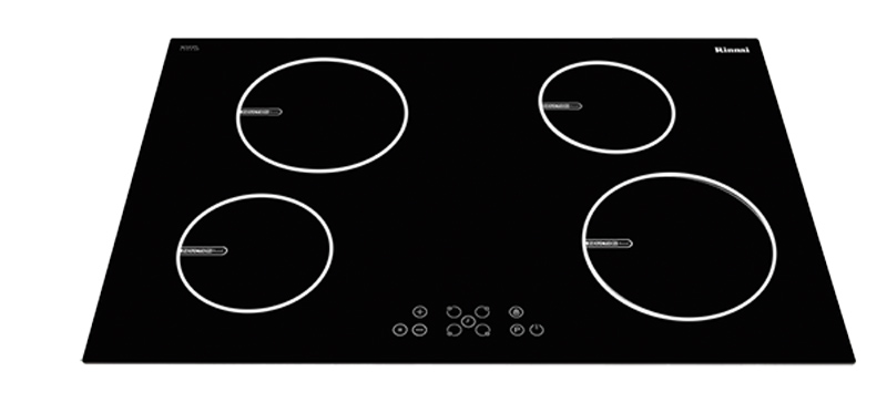 Bếp điện từ âm 4 vùng nấu Rinnai RB-7104H-CB - Hàng chính hãng