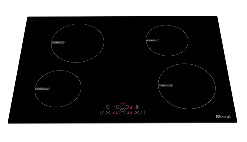 Bếp điện từ âm 4 vùng nấu Rinnai RB-7104H-CB - Hàng chính hãng