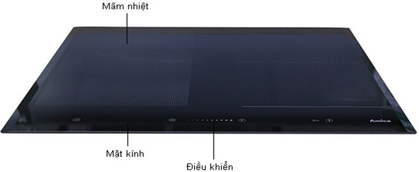 Cấu tạo của bếp điện từ Amica PI6513TBD