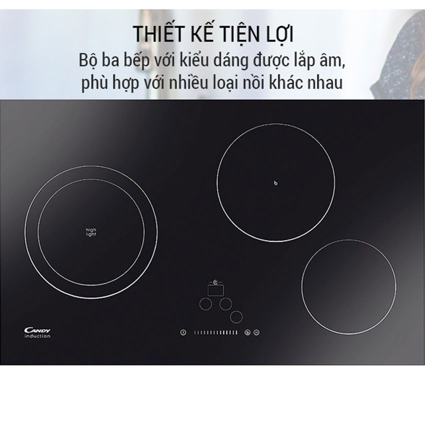 Bếp điện từ Candy CMI732N - Hàng chính hãng