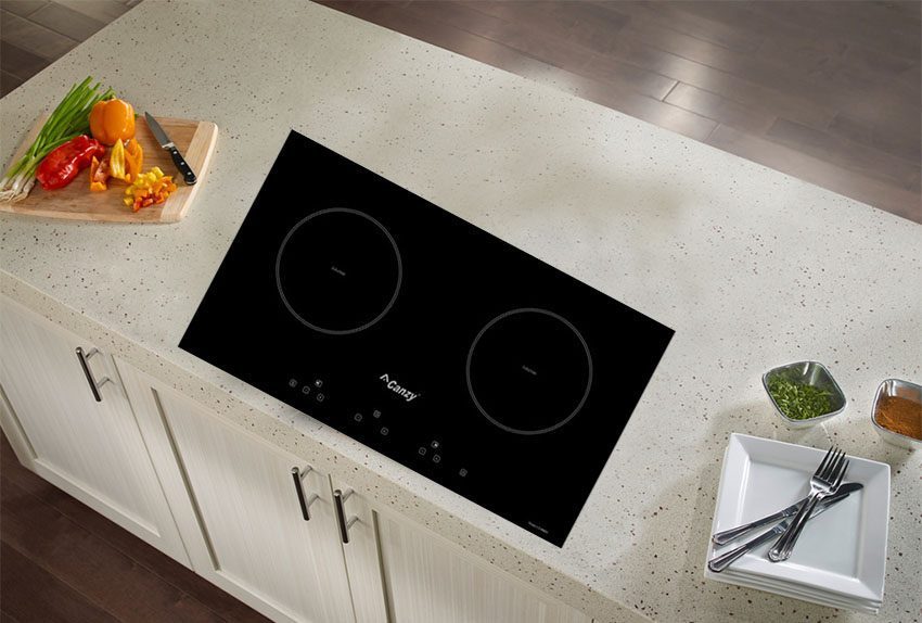 Bếp điện Canzy CZ300-2SSI với thiết kế sang trọng