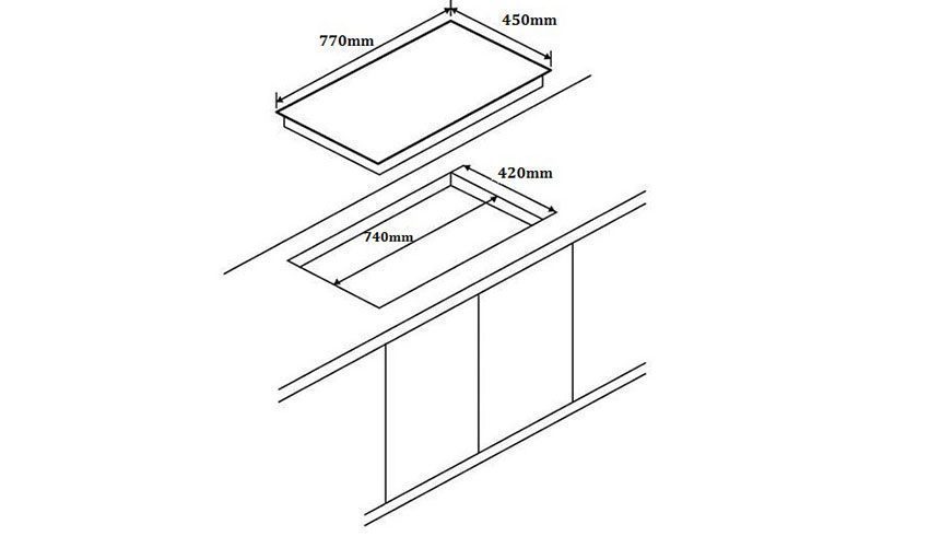 Bếp hồng ngoại điện từ Capri CR828KT - Hàng chính hãng