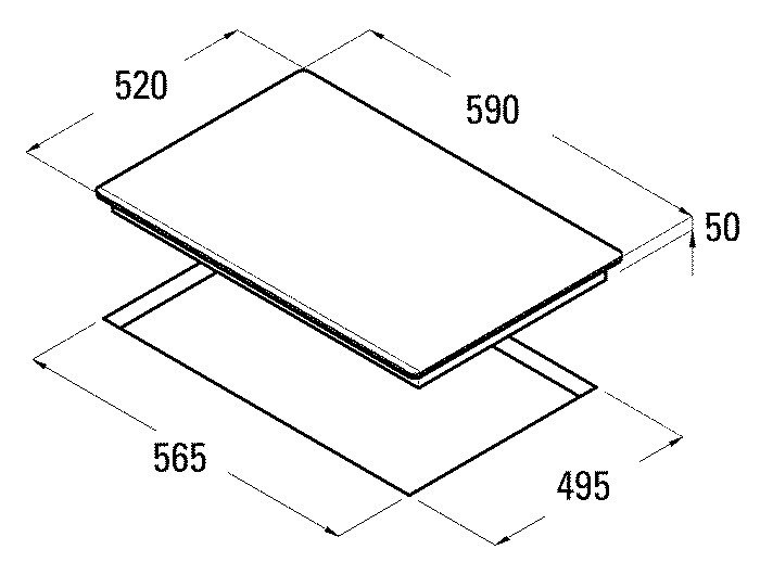 Bếp từ Cata GIGA 600BK - Hàng chính hãng