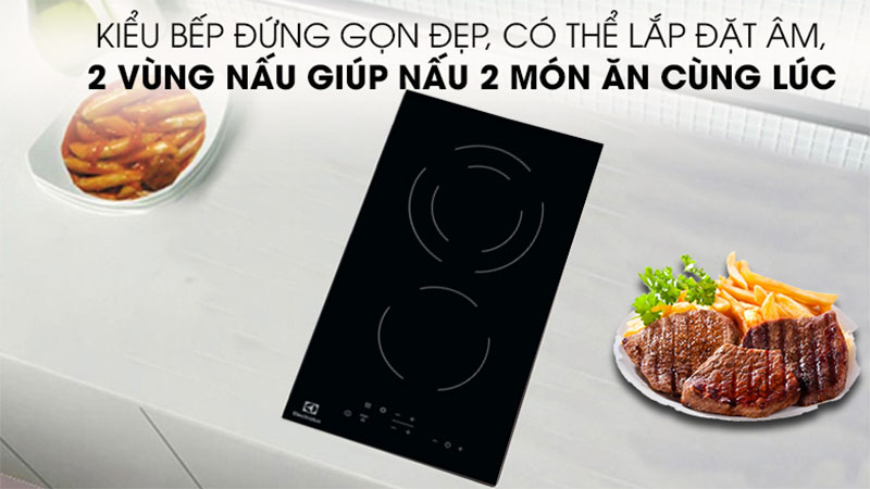 Thiết kế của Bếp điện từ đôi Electrolux EHF3320NOK