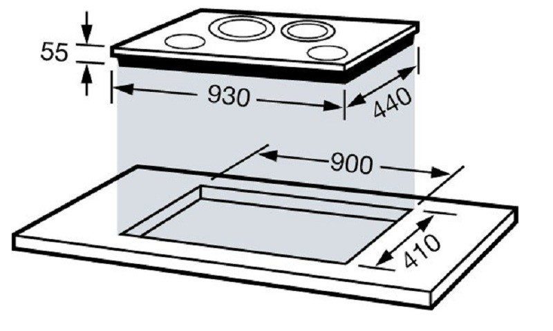 Bếp điện từ Fagor 2VFT-900S - Hàng chính hãng