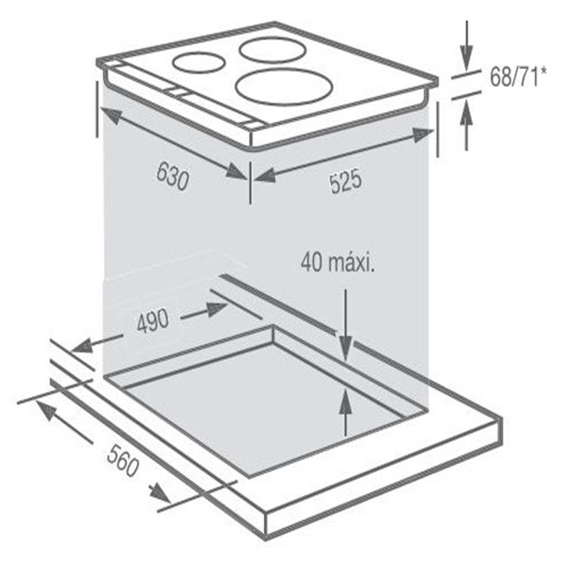 Bếp điện từ Fagor IF-33BX - Hàng chính hãng