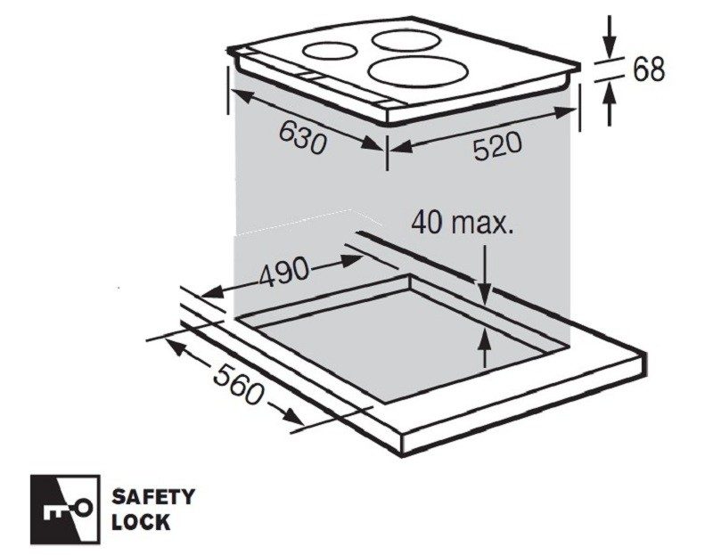 Bếp điện từ Fagor IF LIGHT-30S - Hàng chính hãng