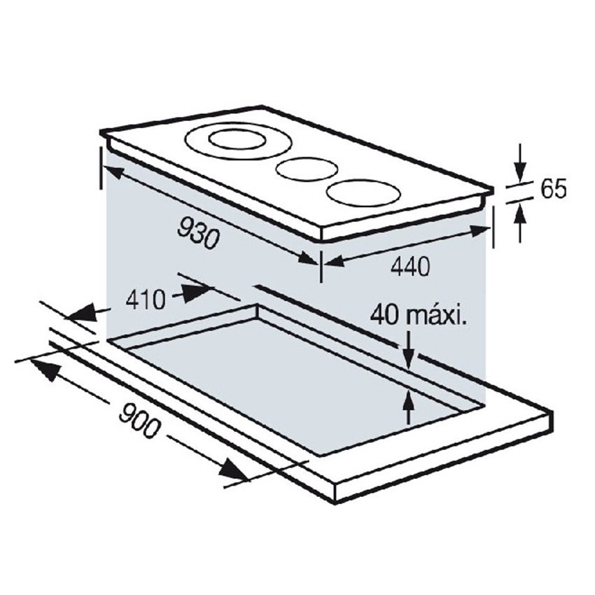 Bếp điện từ Fagor IF-THIN 90S - Hàng chính hãng