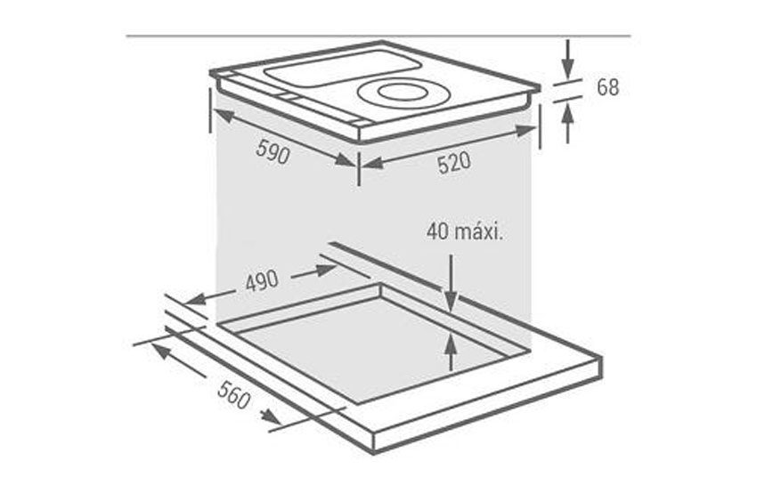 Bếp điện từ Fagor IF-ZONE33AS - Hàng chính hãng