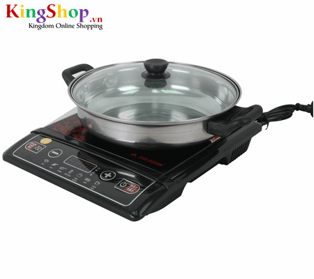 Bếp điện từ Goldsun IH-GFY71 + Chảo lẩu - Hàng chính hãng