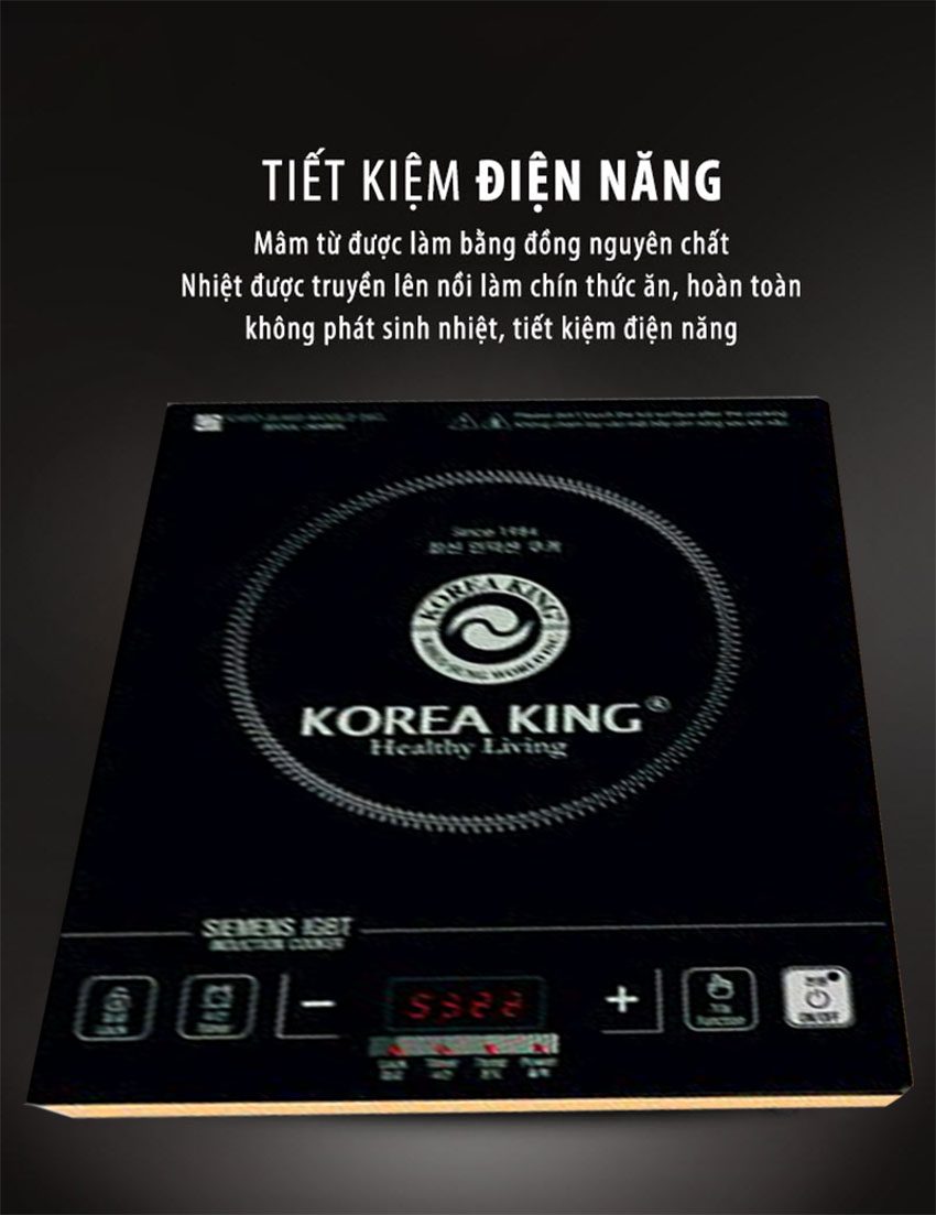 Bếp điện từ Korea King KIC-23LY - Hàng chính hãng