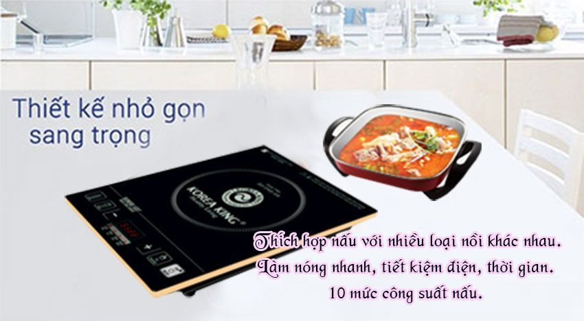 Bếp điện từ Korea King KIC-23LY - Hàng chính hãng