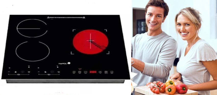 Bếp hồng ngoại điện từ Napoli NA600E - Hàng chính hãng