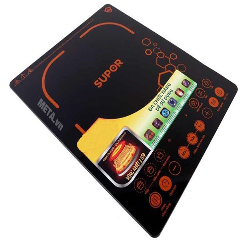 Bếp điện từ cảm ứng Supor SDHCB37VN-210 có mặt kính phủ pha lê