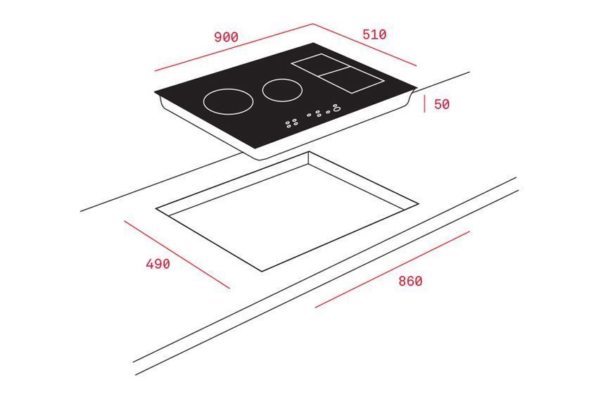 Bếp điện từ Teka IRF 9480 TFT - Hàng chính hãng