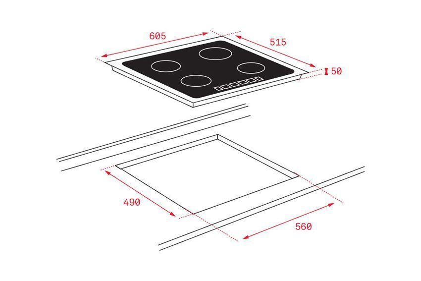 Bếp điện từ Teka IT 6350 IKNOB - Hàng chính hãng