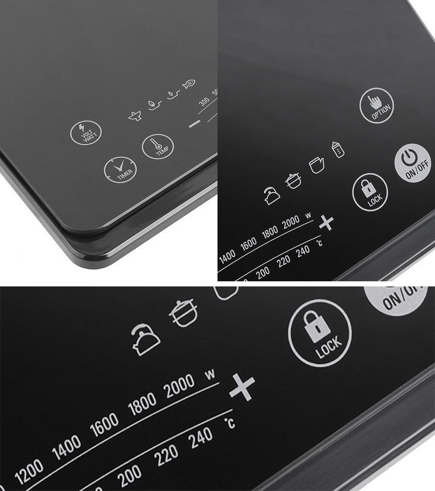 Bếp điện từ Ultra-Slim Lock&Lock EJI131BLK - Hàng chính hãng