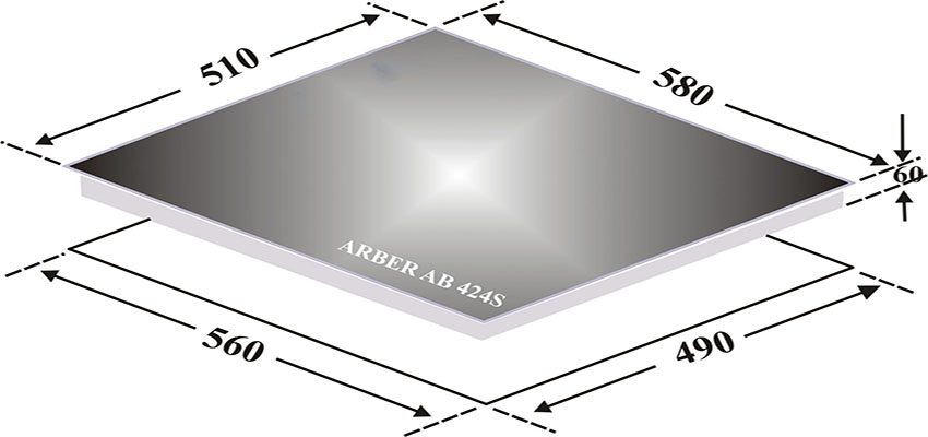 Bếp điện từ Arber AB-424S - Hàng chính hãng