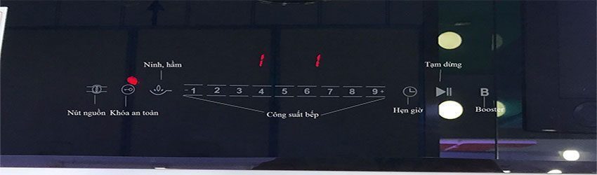Bảng điều khiển của Bếp điện từ âm Arber AB-278
