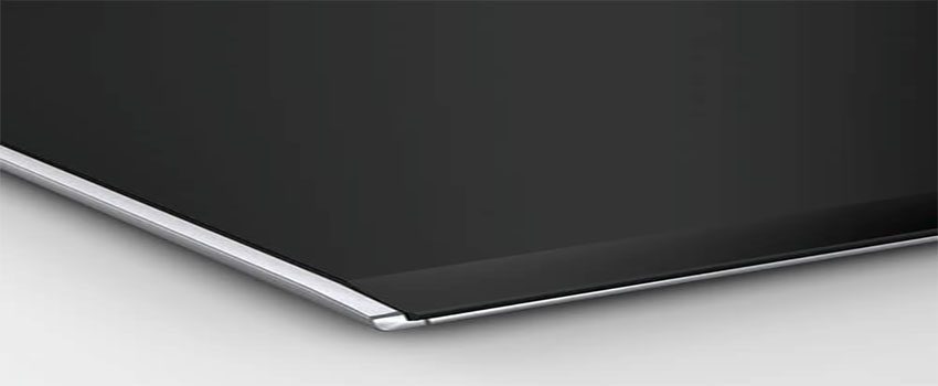 Mặt kính bo viền nhôm của Bếp điện từ âm Bosch PXY875DC1E