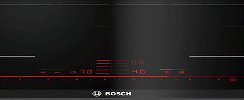 Bảng điều khiển của Bếp điện từ âm Bosch PXY875DC1E