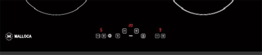 Bếp điện từ âm kính Malloca MH-02IR SB - Hàng chính hãng