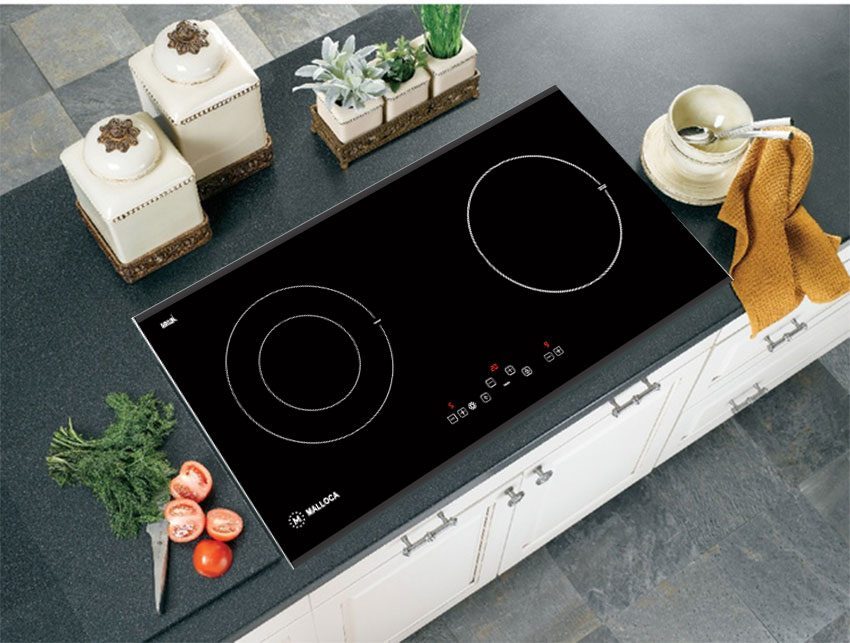 Bếp điện từ âm kính Malloca MH-02IR SB - Hàng chính hãng