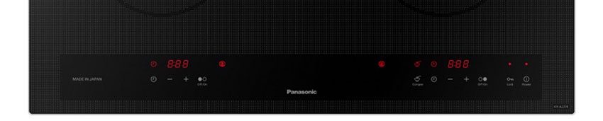 Bảng điều khiển của bếp điện từ âm kính Panasonic KY-A227E