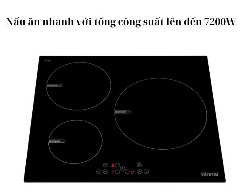 Bếp điện từ âm Rinnai RB-6103H-CB - Hàng chính hãng