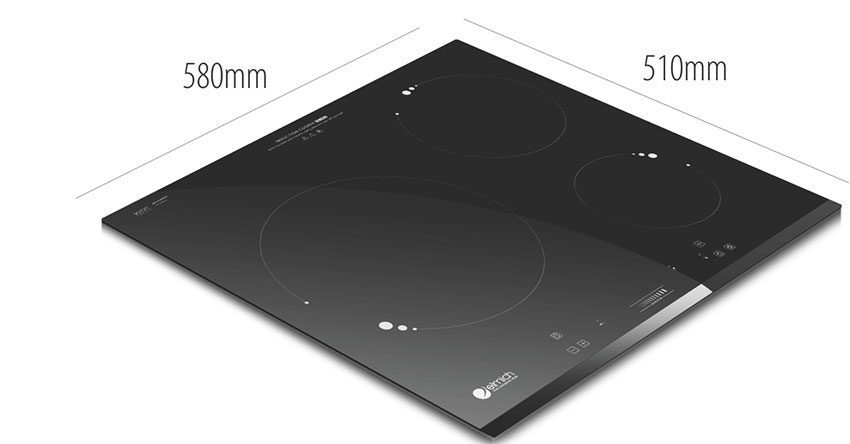 Bếp từ ba âm kính Elmich ICE-3493 - Hàng chính hãng