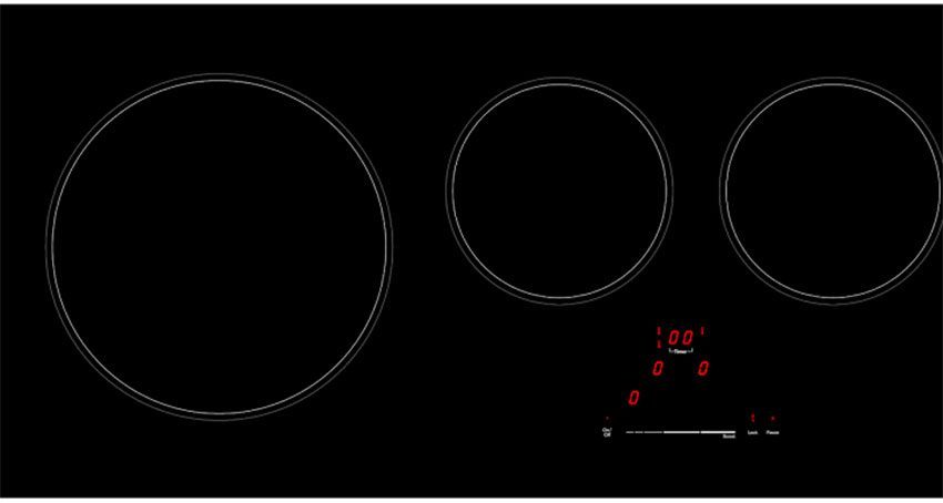 Bếp điện từ ba âm kính Mergo M-8038I
