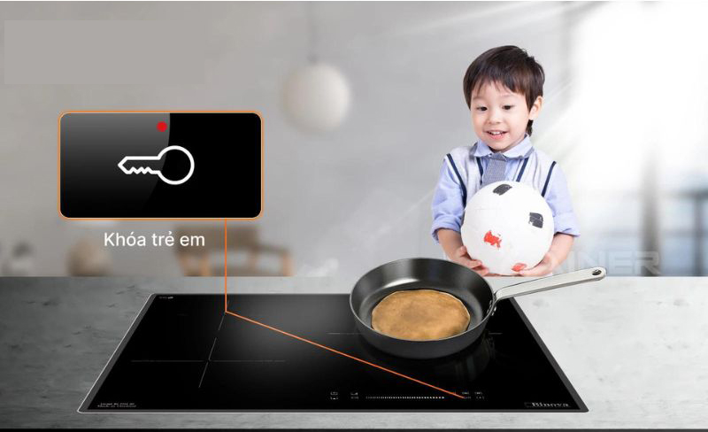 Tính năng khóa bàn phím đảm bảo an toàn cho trẻ nhỏ, và nhiều tính năng khác nữa