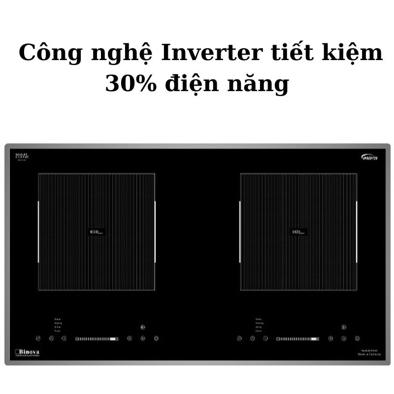 Bếp điện từ đôi Binova BI-999GM - Hàng chính hãng