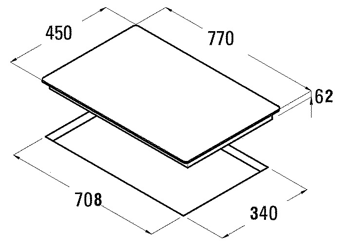 Bếp hồng ngoại điện từ Cata IT 772