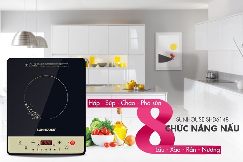 Bếp điện từ cơ Sunhouse SHD-6148 - Hàng chính hãng