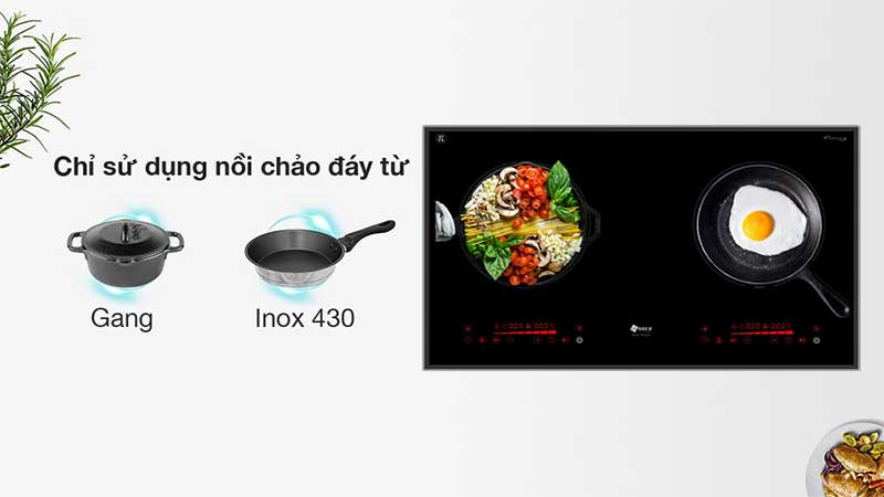 Bếp điện từ đôi Arber AB-2020